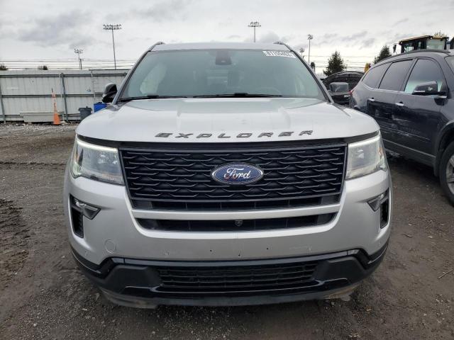 1FM5K8GT2JGA87418 - 2018 FORD EXPLORER SPORT SILVER photo 5