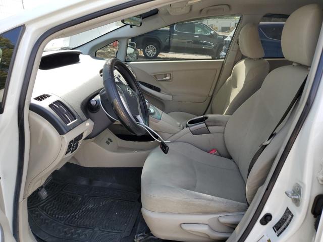 JTDKN3DU5D1631108 - 2013 TOYOTA PRIUS WHITE photo 7