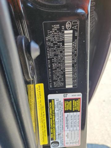 2T1BU4EE9BC698769 - 2011 TOYOTA COROLLA BASE Noir photo 12