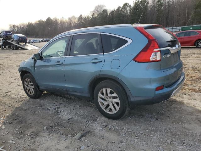 2HKRM3H79FH506632 - 2015 HONDA CR-V EXL TEAL photo 2