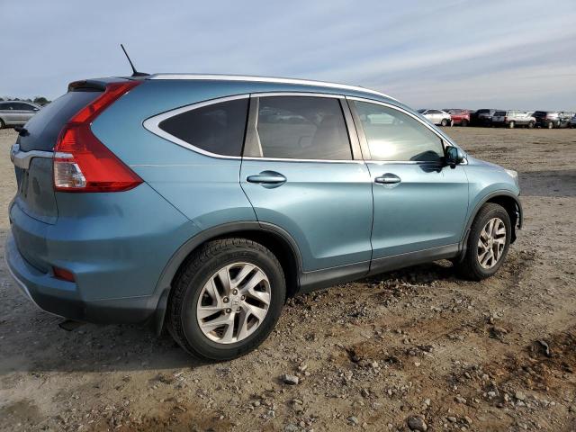 2HKRM3H79FH506632 - 2015 HONDA CR-V EXL TEAL photo 3