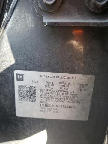 1G1BC5SM0J7234671 - 2018 CHEVROLET CRUZE LS 黑色 照片 12