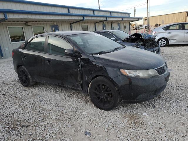 KNAFU4A20D5721575 - 2013 KIA FORTE EX BLACK photo 4