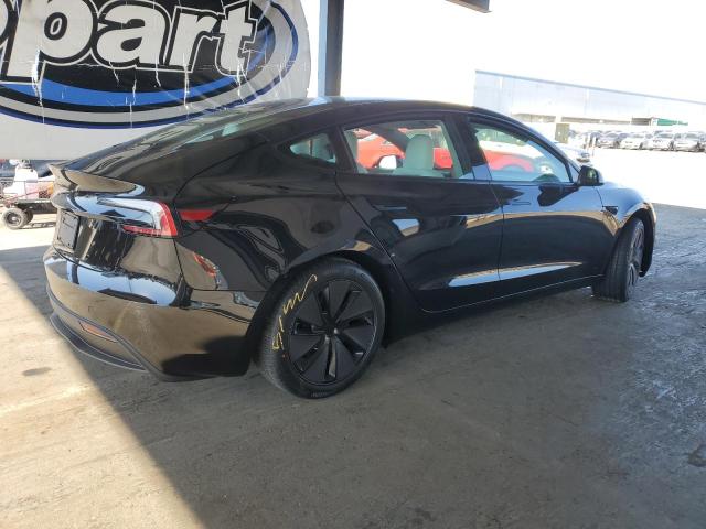 5YJ3E1EA2SF072795 - 2025 TESLA MODEL 3 Սև լուսանկար 3