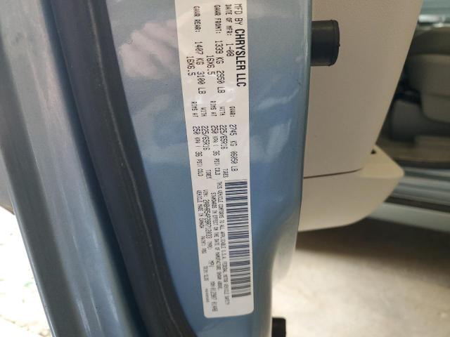 2A8HR54P28R712033 - 2008 CHRYSLER TOWN & COU TOURING 蓝色 照片 12