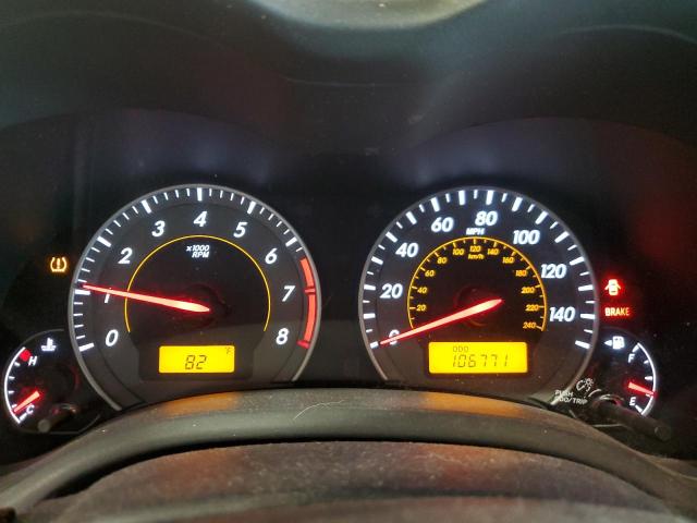 2T1BU4EEXAC465966 - 2010 TOYOTA COROLLA BASE 银色 照片 9