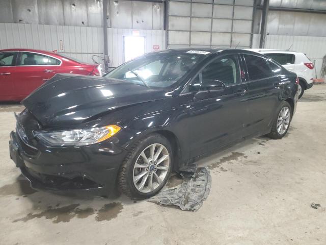 3FA6P0H74HR185064 - 2017 FORD FUSION SE BLACK photo 1