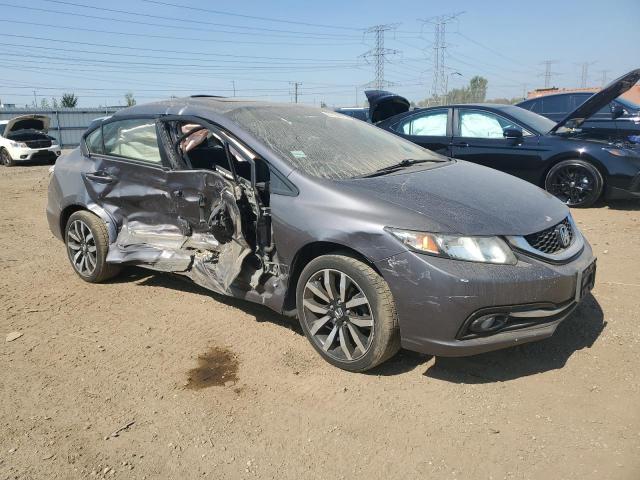 19XFB2F99EE040680 - 2014 HONDA CIVIC EXL Grau Foto 4