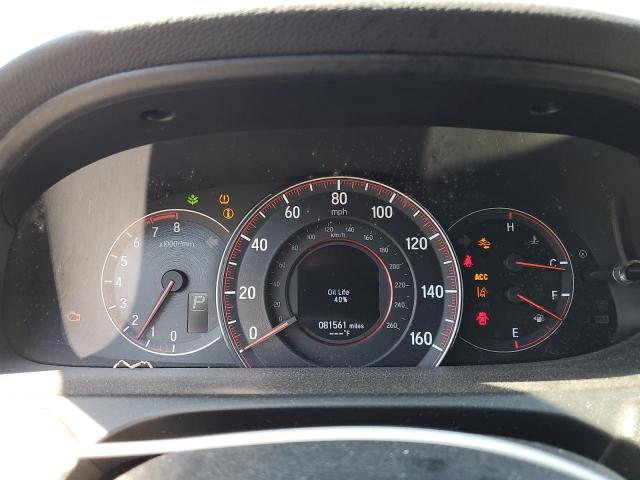 1HGCT1B66HA002550 - 2017 HONDA ACCORD EXL GRAY photo 9