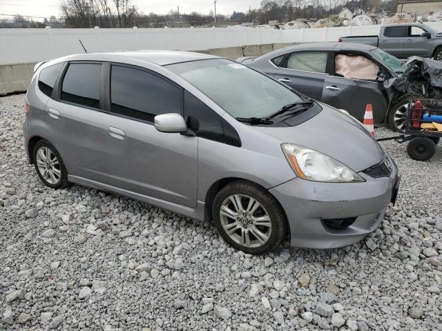 JHMGE88459S045652 - 2009 HONDA FIT SPORT SILVER photo 4