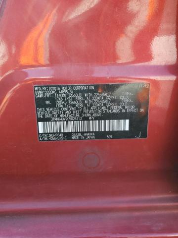JTMKK4DV9C5028113 - 2012 TOYOTA RAV4 红色 照片 12