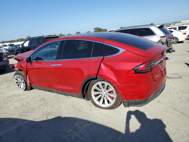 5YJXCAE46GF017517 - 2016 TESLA MODEL X Қызыл фото 2