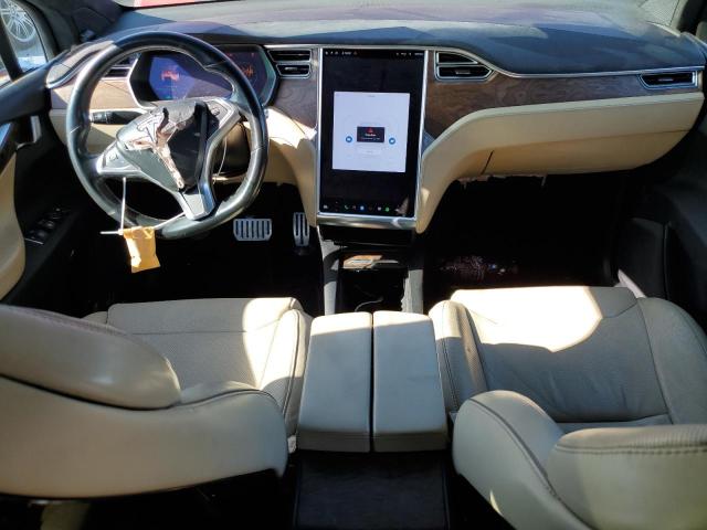 5YJXCAE46GF017517 - 2016 TESLA MODEL X Қызыл фото 8