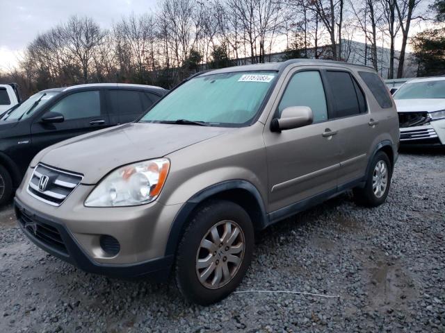 JHLRD78925C008942 - 2005 HONDA CR-V SE BEIGE photo 1