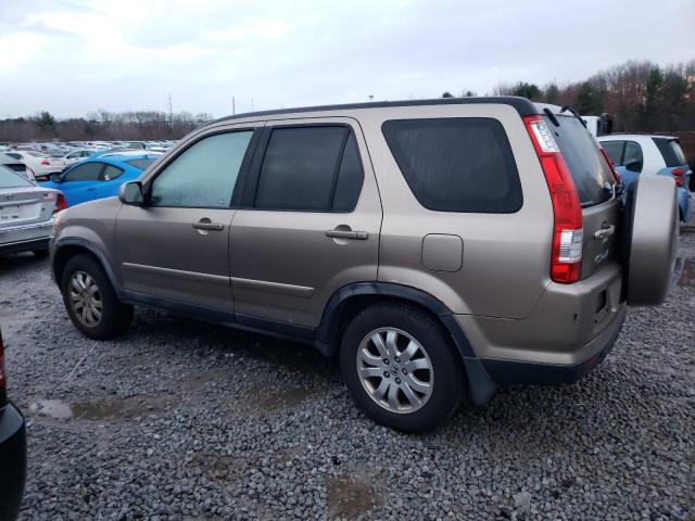 JHLRD78925C008942 - 2005 HONDA CR-V SE BEIGE photo 2