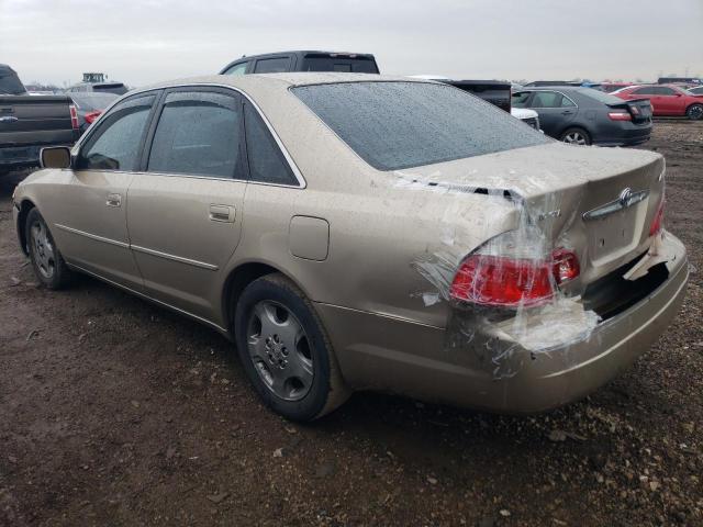 4T1BF28B43U284525 - 2003 TOYOTA AVALON XL BEIGE photo 2