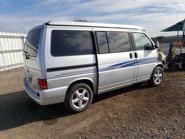 WV2NB47082H054925 - 2002 VOLKSWAGEN EUROVAN MV SILVER photo 3