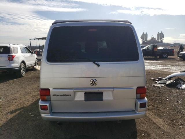 WV2NB47082H054925 - 2002 VOLKSWAGEN EUROVAN MV SILVER photo 6