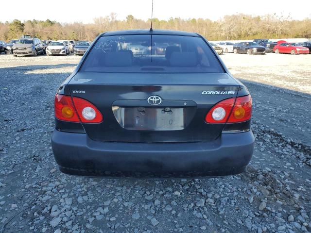 JTDBR32E642044748 - 2004 TOYOTA COROLLA CE BLACK photo 6