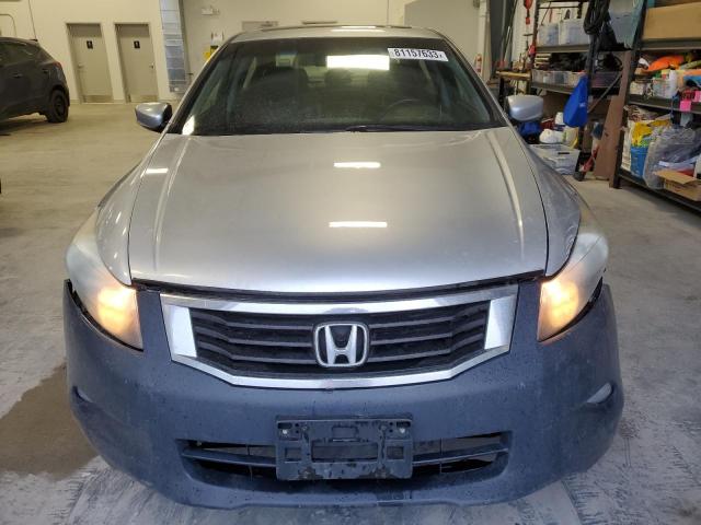 1HGCP36839A801618 - 2009 HONDA ACCORD EXL SILVER photo 5