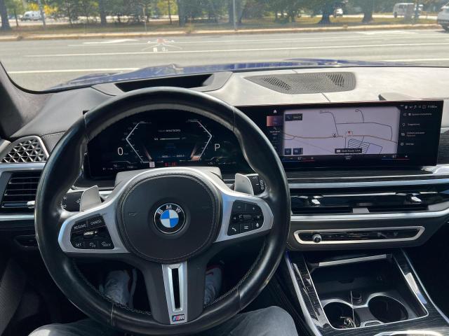 5UX33EM04P9R55092 - 2023 BMW X7 M60I BLUE photo 7