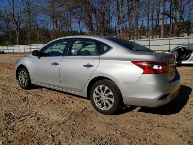 3N1AB7AP7KY429148 - 2019 NISSAN SENTRA S SILVER photo 2