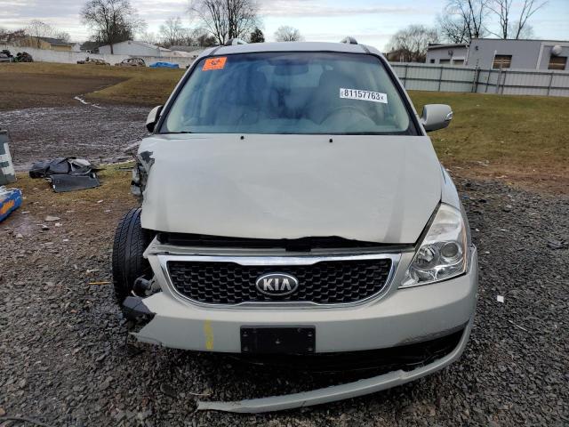 KNDMH4C73E6547262 - 2014 KIA SEDONA EX TAN photo 5