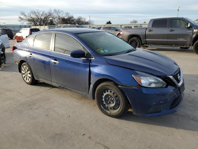 3N1AB7AP2HY248046 - 2017 NISSAN SENTRA S BLUE photo 4