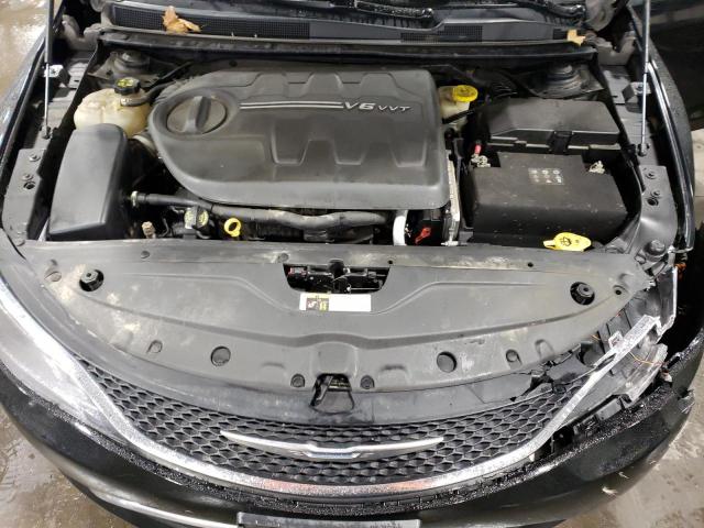 1C3CCCEGXFN524445 - 2015 CHRYSLER 200 C BLACK photo 11