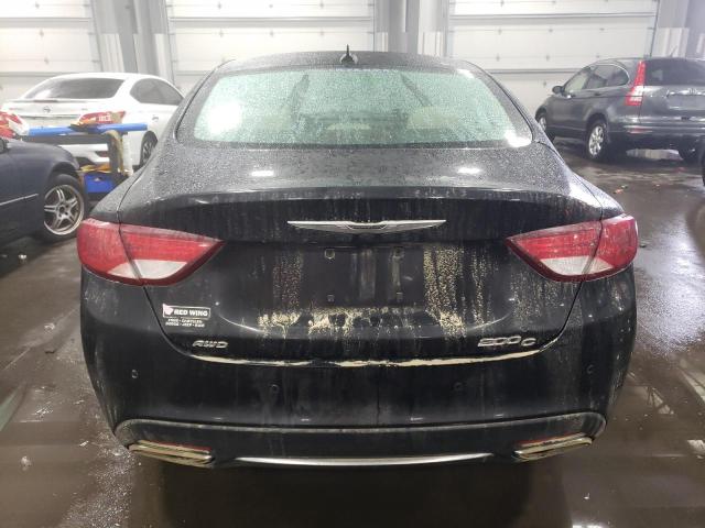 1C3CCCEGXFN524445 - 2015 CHRYSLER 200 C BLACK photo 6