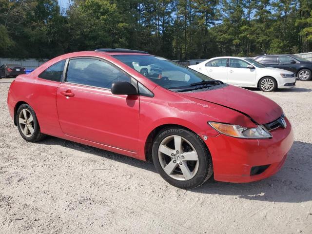 2HGFG12806H542316 - 2006 HONDA CIVIC EX RED photo 4