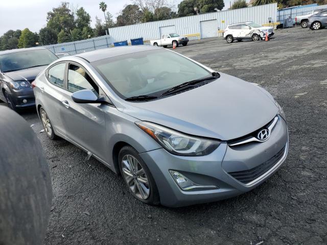 KMHDH4AE8FU224299 - 2015 HYUNDAI ELANTRA SE SILVER photo 4