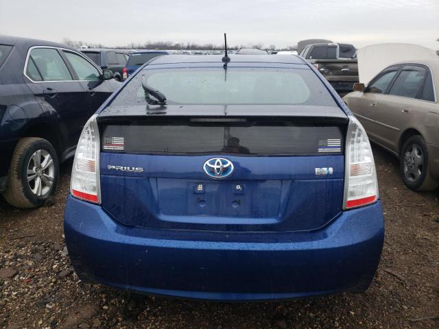 JTDKN3DU7A0226126 - 2010 TOYOTA PRIUS BLUE photo 6