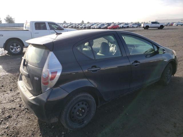 JTDKDTB37D1042980 - 2013 TOYOTA PRIUS C BLACK photo 3