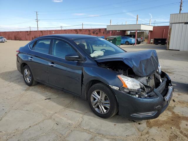 3N1AB7AP3FL675147 - 2015 NISSAN SENTRA S TEAL photo 4