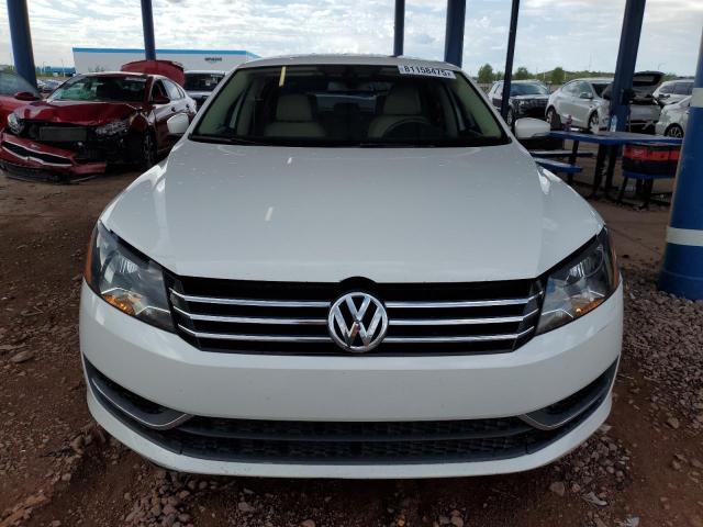 1VWBT7A32EC038091 - 2014 VOLKSWAGEN PASSAT SE WHITE photo 5