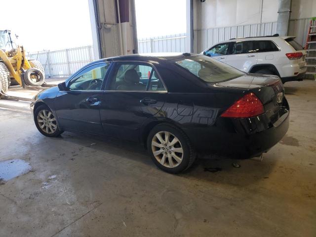 1HGCM66537A101109 - 2007 HONDA ACCORD EX BLACK photo 2