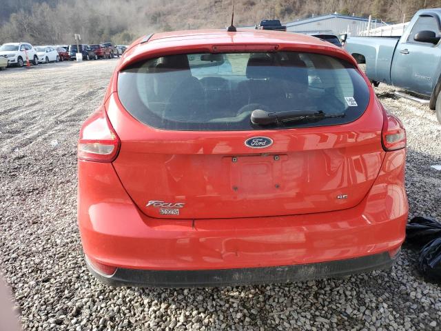 1FADP3K27HL246623 - 2017 FORD FOCUS SE RED photo 6