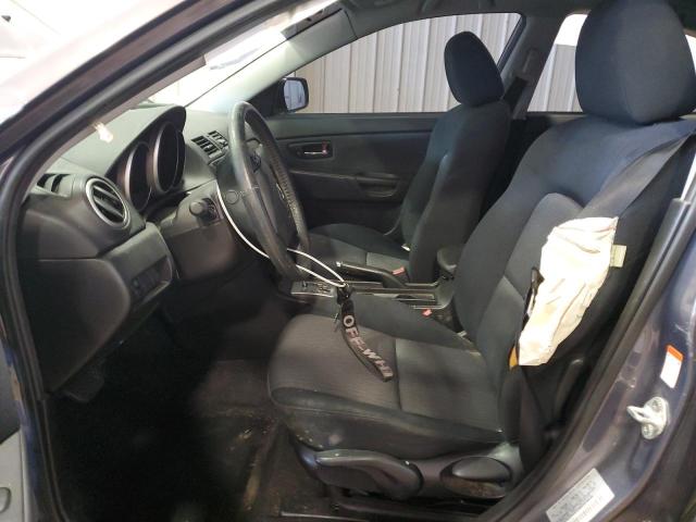 JM1BK32G781186530 - 2008 MAZDA 3 I Сірий фото 7