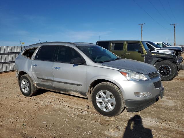 1GNLREED5AS154440 - 2010 CHEVROLET TRAVERSE LS SILVER photo 4