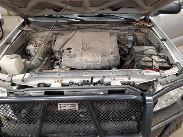 5TEJU62N08Z508002 - 2008 TOYOTA TACOMA DOUBLE CAB PRERUNNER SILVER photo 11