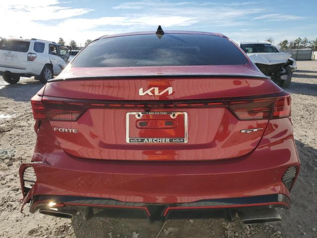 3KPF44AC7PE652811 - 2023 KIA FORTE GT RED photo 6