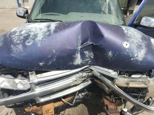 2GCEC19T7Y1385931 - 2000 CHEVROLET SILVERADO C1500 Mavi fotoğraf 11