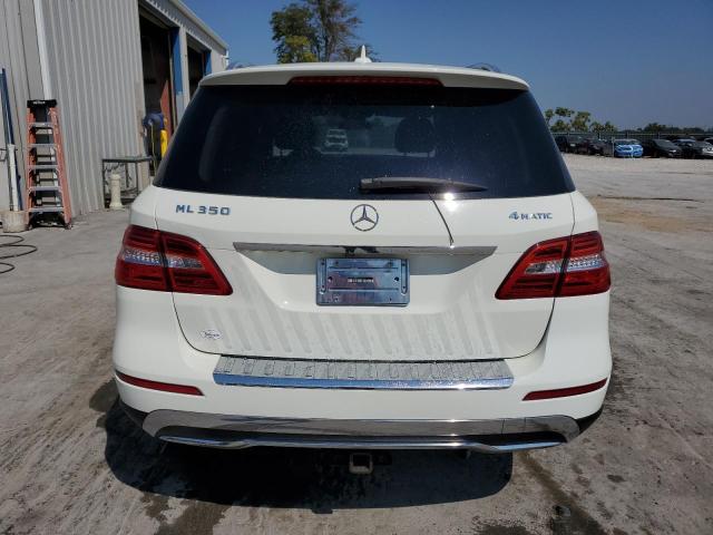 4JGDA5HB4DA176594 - 2013 MERCEDES-BENZ ML 350 4MATIC WHITE photo 6
