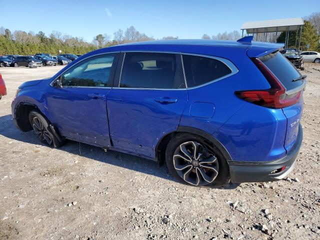 7FARW2H59LE001028 - 2020 HONDA CR-V EX BLUE photo 2