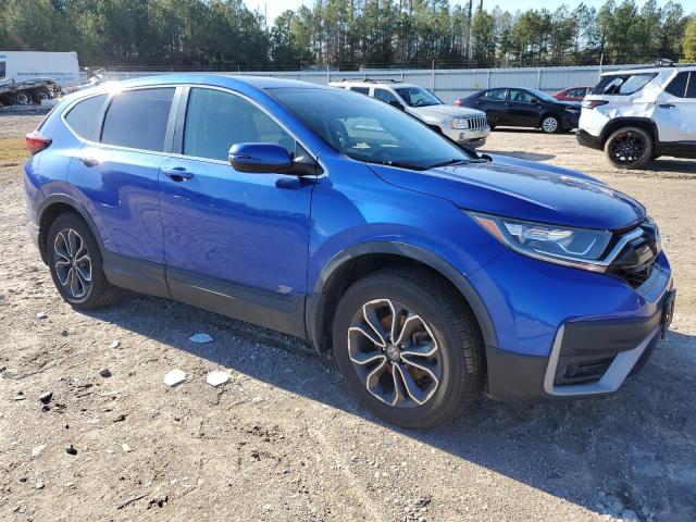 7FARW2H59LE001028 - 2020 HONDA CR-V EX BLUE photo 4