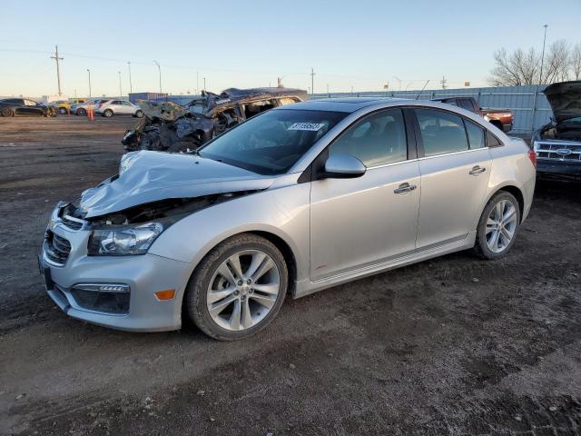 1G1PG5SBXF7278001 - 2015 CHEVROLET CRUZE LTZ SILVER photo 1