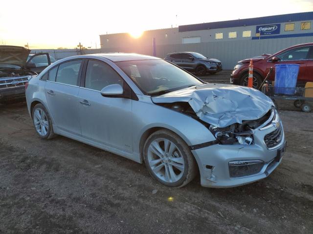 1G1PG5SBXF7278001 - 2015 CHEVROLET CRUZE LTZ SILVER photo 4