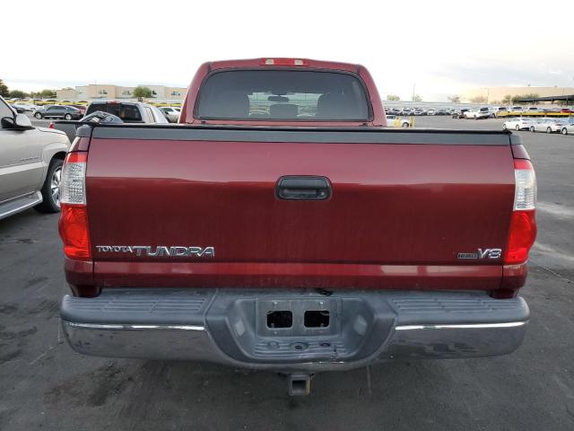 5TBET34156S550021 - 2006 TOYOTA TUNDRA DOUBLE CAB SR5 MAROON photo 6