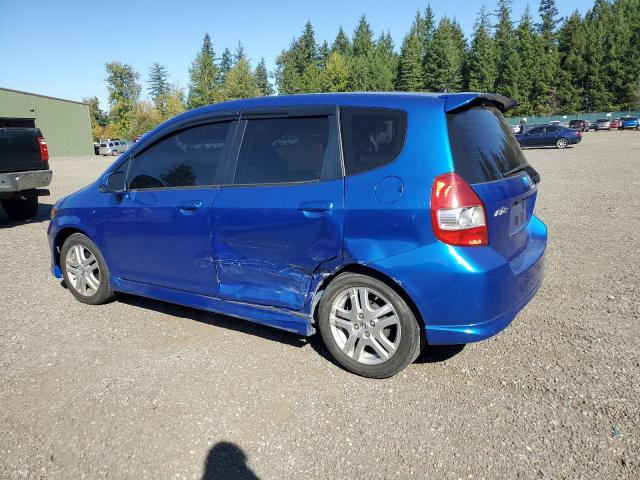 JHMGD37608S033707 - 2008 HONDA FIT SPORT Көк фото 2